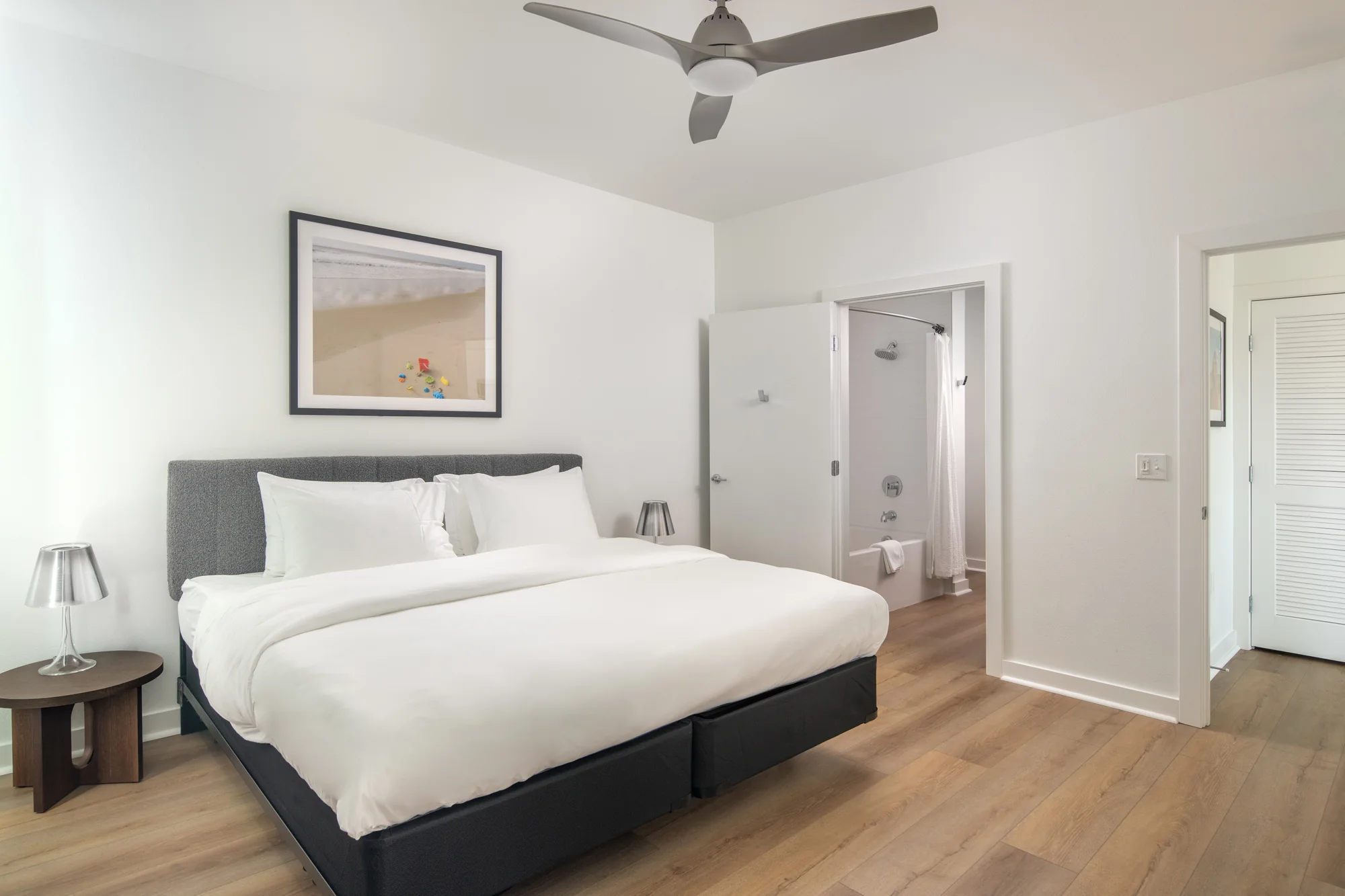 Bedroom in the Executive One Bedroom at Ariva Serviced Residences