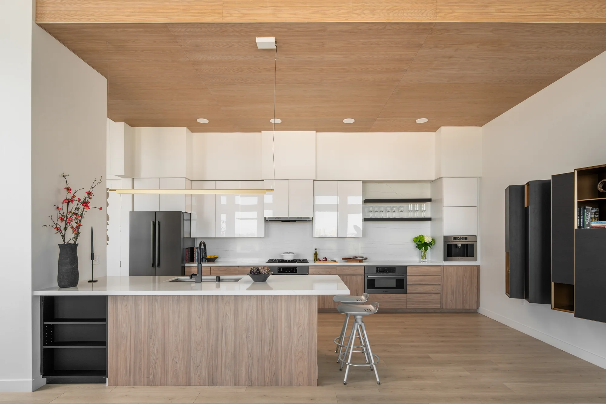 Kitchen in the Two Bedroom Penthouse at Ariva Serviced Residences